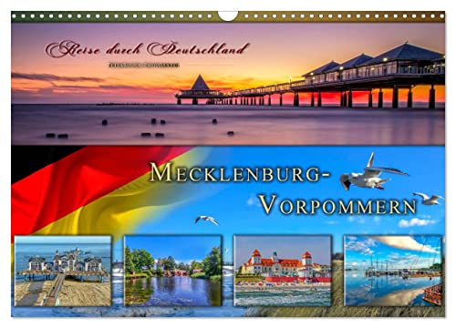 Reise durch Deutschland - Mecklenburg-Vorpommern (Wandkalender 2024 DIN A3 quer), CALVENDO Monatskalender von CALVENDO