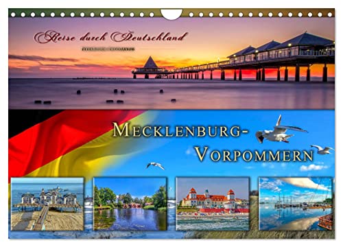 Reise durch Deutschland - Mecklenburg-Vorpommern (Wandkalender 2025 DIN A4 quer), CALVENDO Monatskalender