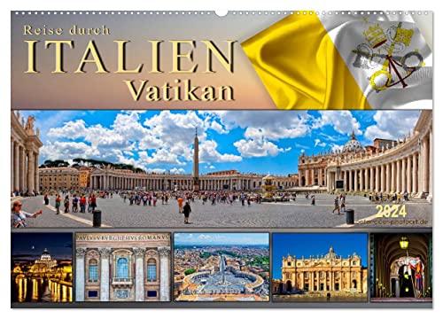 Reise durch Italien Vatikan (Wandkalender 2024 DIN A2 quer), CALVENDO Monatskalender