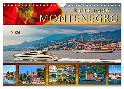 Reise nach Montenegro (Wandkalender 2024 DIN A4 quer), CALVENDO Monatskalender