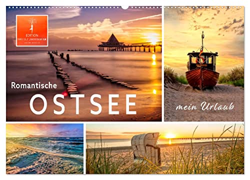 Romantische Ostsee - mein Urlaub (Wandkalender 2024 DIN A2 quer), CALVENDO Monatskalender