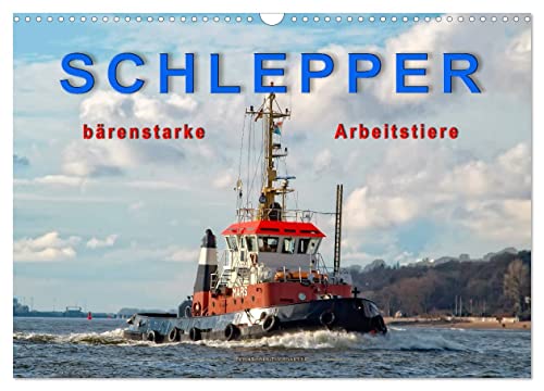 Schlepper - bärenstarke Arbeitstiere (Wandkalender 2024 DIN A3 quer), CALVENDO Monatskalender