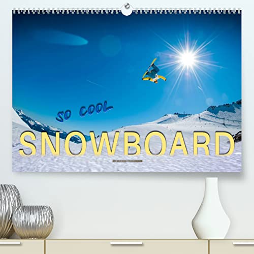 Snowboard - so cool (hochwertiger Premium Wandkalender 2024 DIN A2 quer), Kunstdruck in Hochglanz