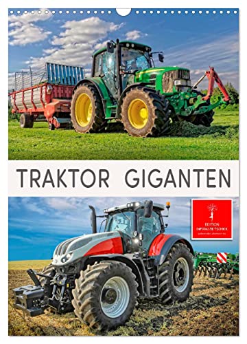 Traktor Giganten (Wandkalender 2024 DIN A3 hoch), CALVENDO Monatskalender von CALVENDO