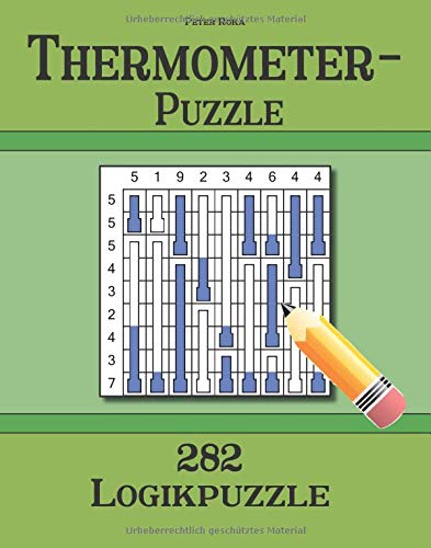 Thermometer-Puzzle 282 Logikpuzzle