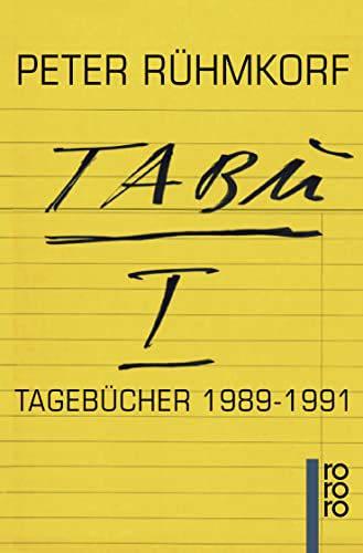 TABU I: Tagebücher 1989 - 1991