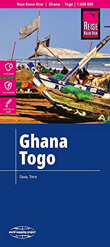Reise Know-How Landkarte Ghana, Togo (1:600.000): reiß- und wasserfest (world mapping project)