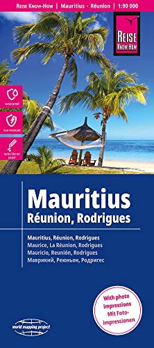 Reise Know-How Landkarte Mauritius, Réunion, Rodrigues (1:90.000): reiß- und wasserfest (world mapping project)