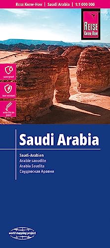 Reise Know-How Landkarte Saudi-Arabien / Saudi Arabia (1:1.800.000): reiß- und wasserfest (world mapping project)