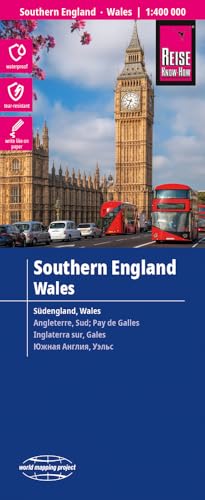 Reise Know-How Landkarte Südengland, Wales | Southern England, Wales (1:400.000): reiß- und wasserfest (world mapping project)