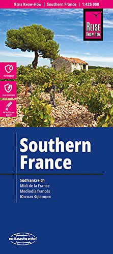 Reise Know-How Landkarte Südfrankreich / Southern France (1:425.000): reiß- und wasserfest (world mapping project)