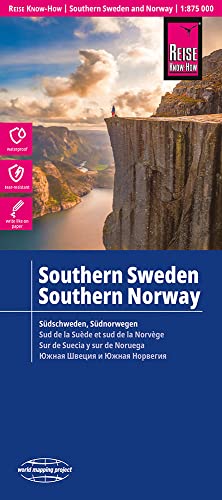 Reise Know-How Landkarte Südschweden, Südnorwegen / Southern Sweden and Norway (1:875.000): reiß- und wasserfest (world mapping project) von Reise Know-How Rump GmbH