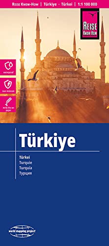 Reise Know-How Landkarte Türkei / Türkiye (1:1.100.000): reiß- und wasserfest (world mapping project) von Reise Know-How Rump GmbH