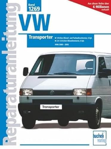 VW Transporter T4 / Caravelle: 1.9-Liter-Diesel- und Turbodiesel-Motor, 4 Zyl. / 2.4-/2.5-Liter-Diesel-Motor, 5 Zyl (Reparaturanleitungen)