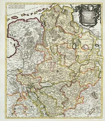 Historische Karte: Westfälischer Kreis 1710 (gerollt) von Verlag Rockstuhl