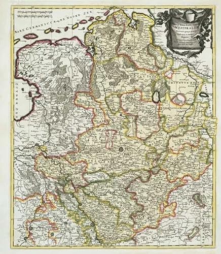 Historische Karte: Westfälischer Kreis 1710 (gerollt) von Verlag Rockstuhl