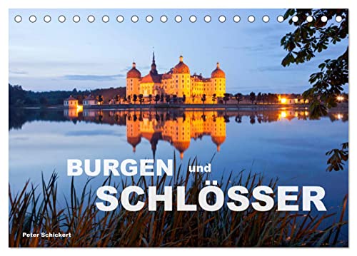 Burgen und Schlösser (Tischkalender 2025 DIN A5 quer), CALVENDO Monatskalender von CALVENDO