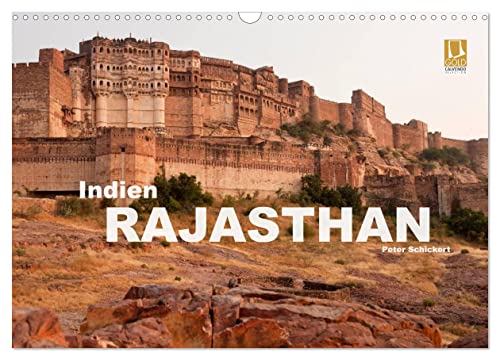 Indien - Rajasthan (Wandkalender 2025 DIN A3 quer), CALVENDO Monatskalender von CALVENDO