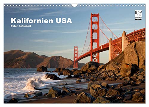 Kalifornien USA (Wandkalender 2025 DIN A3 quer), CALVENDO Monatskalender von CALVENDO