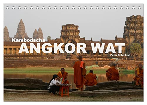 Kambodscha - Angkor Wat (Tischkalender 2025 DIN A5 quer), CALVENDO Monatskalender von CALVENDO