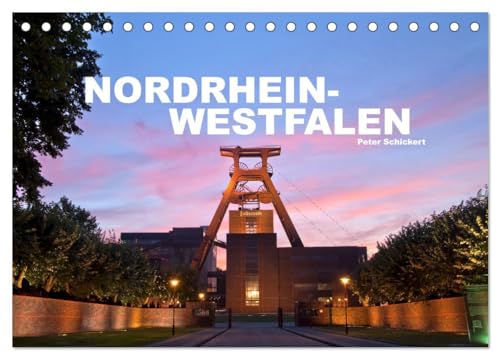 Nordrhein-Westfalen (Tischkalender 2025 DIN A5 quer), CALVENDO Monatskalender: 13 wunderbare Fotos aus Deutschlands Westen von CALVENDO