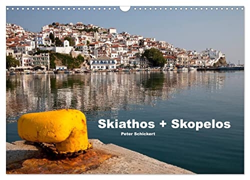 Skiathos + Skopelos (Wandkalender 2025 DIN A3 quer), CALVENDO Monatskalender von CALVENDO