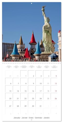 USA - Las Vegas (Wall Calendar 2025 12 × 12 Inch) CALVENDO 12 Month Wall Calendar von CALVENDO