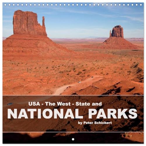 USA - The West - State and National Parks (Wall Calendar 2025 12 × 12 Inch) CALVENDO 12 Month Wall Calendar von CALVENDO