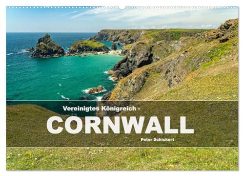 Vereinigtes Königreich - Cornwall (Wandkalender 2025 DIN A2 quer), CALVENDO Monatskalender von CALVENDO