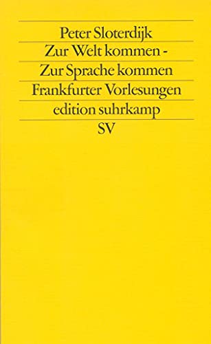 Zur Welt kommen - Zur Sprache kommen von Suhrkamp Verlag AG