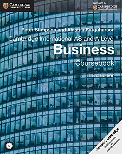 Cambridge International AS and A Level Business Coursebook (Cambridge International Examinations)