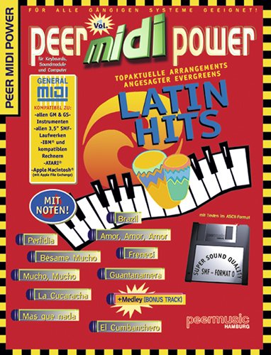 peer midi power Vol. 1 Latin Hits - Klavier/Midifiles (Noten) von Peer Musikverlag GmbH