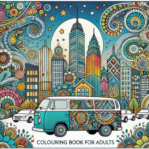 Cityscape: Colouring Book for Adults Relax and Unwind: Adult Coloring Activity Book von Independently published