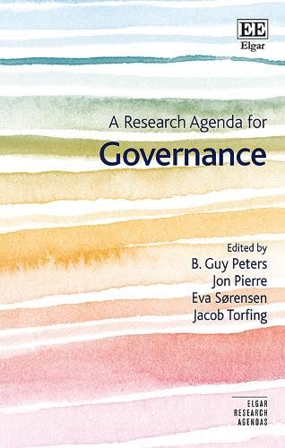 A Research Agenda for Governance (Elgar Research Agendas) von Edward Elgar Publishing Ltd