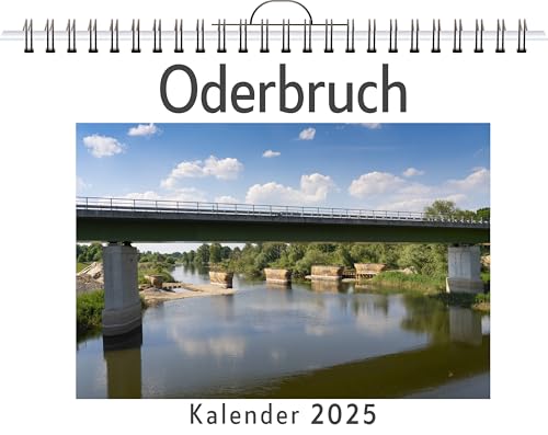 Oderbruch - (Wandkalender 2025, Kalender DIN A4 quer, Monatskalender im Querformat mit Kalendarium, das perfekte Geschenk) von FlipFlop