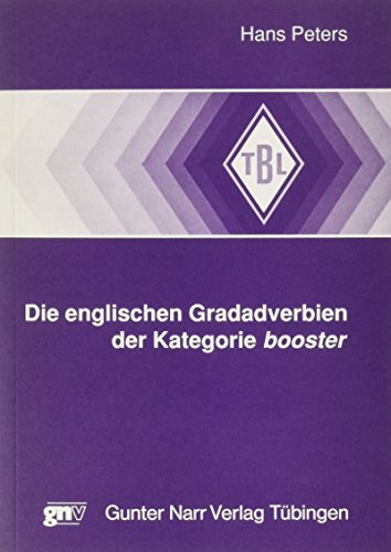 Die englischen Gradadverbien der Kategorie "booster"