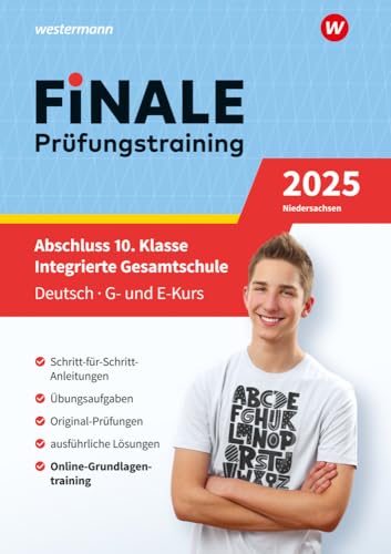 FiNALE Prüfungstraining Abschluss Integrierte Gesamtschule Niedersachsen: Deutsch 2025 Arbeitsbuch mit Lösungsheft