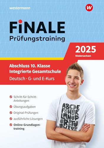 FiNALE Prüfungstraining Abschluss Integrierte Gesamtschule Niedersachsen: Deutsch 2025 Arbeitsbuch mit Lösungsheft