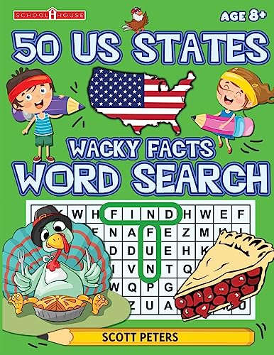 Wacky Facts Word Search: 50 US States