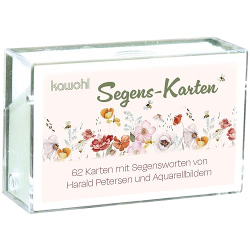Segens-Karten: 62 Karten mit Segensworten von Harald Petersen und Aquarellbildern von Kawohl Verlag GmbH & Co. KG