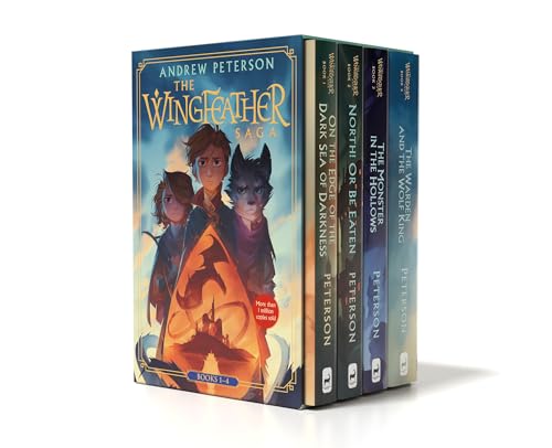 Wingfeather Saga Boxed Set: On the Edge of the Dark Sea of Darkness; North! Or Be Eaten; The Monster in the Hollows; The Warden and the Wolf King (The Wingfeather Saga) von WaterBrook