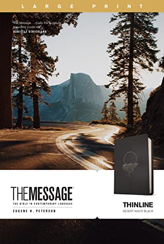 Holy Bible: The Message, Desert Night Black, Thinline Holy Bible: The Message, Desert Night Black, Thinline