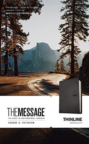 Holy Bible: The Message Thinline Leatherlike, Arrow Black Holy Bible: The Message Thinline Leatherlike, Arrow Black
