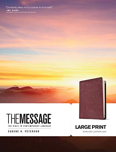 Message Bible: The Bible In Comtemporary Language, Large Print Numbered Edition Message Bible: The Bible In Comtemporary Language, Large Print Numbered Edition