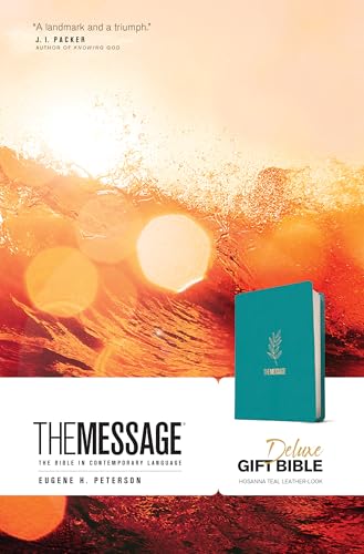 The Message: The Bible in Contemporary Language, Hosanna Teal, Leather-Look von Tyndale House Publishers