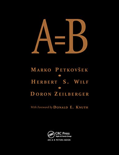 A = B von CRC Press