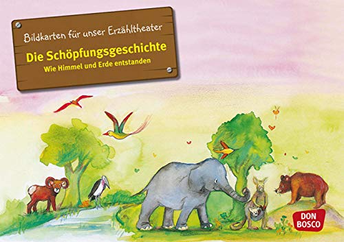 Die Schöpfungsgeschichte. Wie Himmel und Erde entstanden. Kamishibai Bildkartenset: Entdecken - Erzählen - Begreifen: Kinderbibelgeschichten. ... (Bibelgeschichten für unser Erzähltheater) von Don Bosco