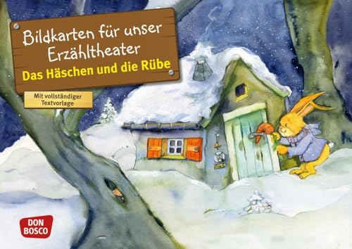 Das Häschen und die Rübe. Kamishibai Bildkartenset.: Entdecken - Erzählen - Begreifen: Märchen. (Märchen für unser Erzähltheater)