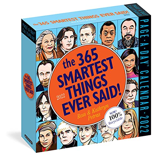 2022 the 365 Smartest Things Ever Said!: An Inspiring Year of Positivity, Humor, Motivation, and Pure Brilliance.