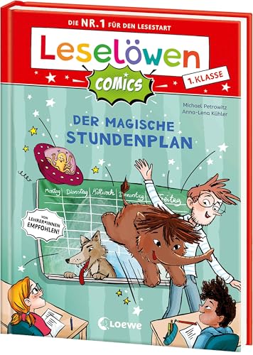 Leselöwen Comics 1. Klasse - Der magische Stundenplan: Jetzt als Comic-Buch! - Die Nr. 1 für den Lesestart - Mit Leselernschrift ABeZeh - Erstlesebuch für Kinder ab 6 Jahren von Loewe